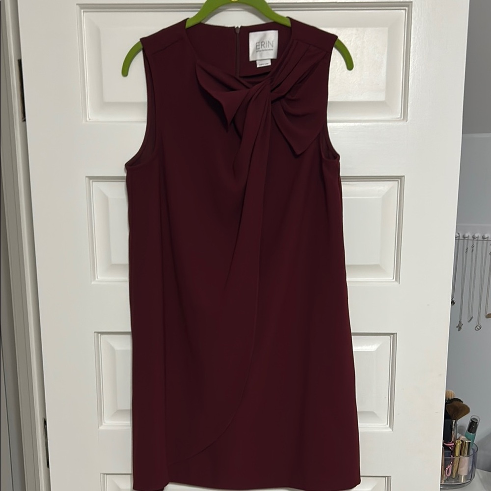 Erin Fetherston Burgundy Sleeveless Dress